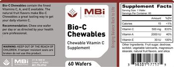 MBi Nutraceuticals Bio-C Chewables - chewable vitamin c supplement