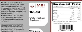 MBi Nutraceuticals Bio-Cal - chelated calcium supplement