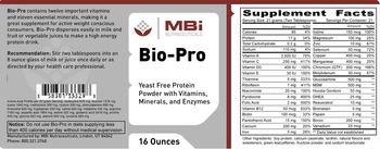 MBi Nutraceuticals Bio-Pro - supplement
