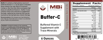 MBi Nutraceuticals Buffer-C - buffered vitamin c supplement with trace minerals