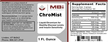 MBi Nutraceuticals ChroMIst - supplement