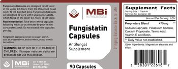 MBi Nutraceuticals Fungistatin Capsules - antifungal supplement
