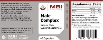 MBi Nutraceuticals Male Complex - natural male support supplement
