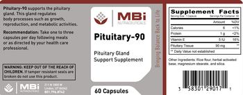 MBi Nutraceuticals Pituitary-90 - pituitary gland support supplement