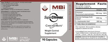 MBi Nutraceuticals Super Citrimax - weight control supplement