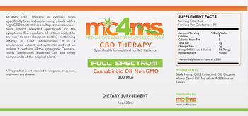 MC4MS Medical Cannabis For Multiple Sclerosis CBD Therapy - supplement