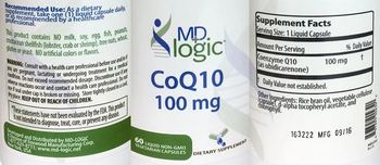 MD Logic CoQ10 100 mg - supplement