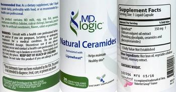 MD Logic Natural Ceramides - supplement