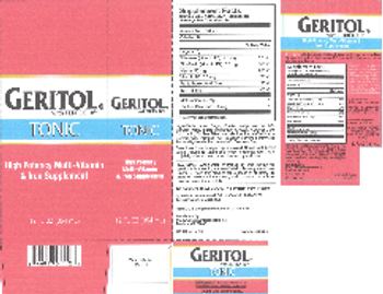 Meda Consumer Healthcare Geritol With Ferrex 18 Tonic - high potency multivitamin iron supplement