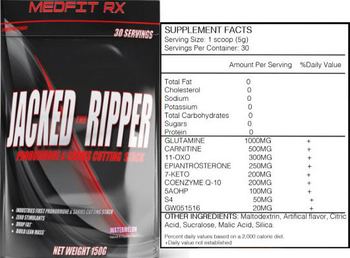 Medfit RX Jacked the Ripper Watermelon - supplement