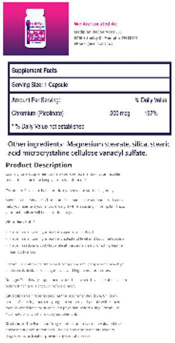 MediPlan Diet Services Chromium Picolinate High Potency - supplement