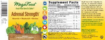 MegaFood Adrenal Strength - herbal supplement