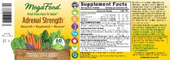 MegaFood Adrenal Strength - whole food herbal supplement