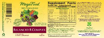 MegaFood Balanced B Complex - supplement