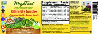 MegaFood Balanced B Complex - multivitamin supplement