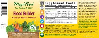 MegaFood Blood Builder - whole food multivitamin mineral supplement