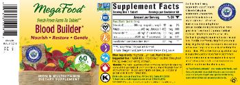 MegaFood Blood Builder - iron multivitamin supplement