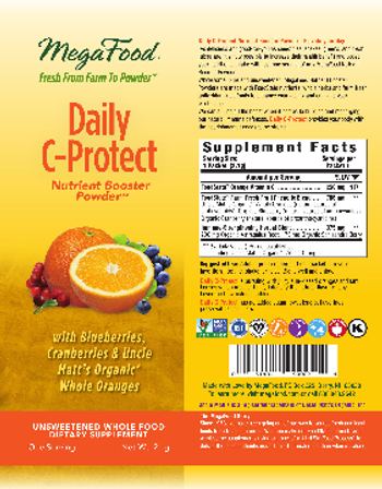MegaFood Daily C-Protect - unsweetened whole food supplement