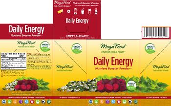 MegaFood Daily Energy Nutrient Booster Powder - unsweetened powder supplement