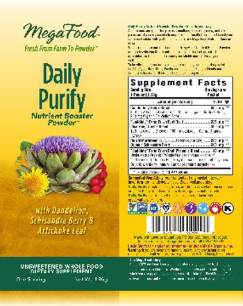 MegaFood Daily Purify - unsweetened whole food supplement