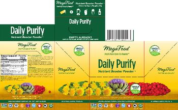 MegaFood Daily Purify Nutrient Booster Powder - unsweetened powder supplement