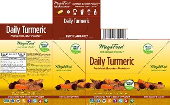 MegaFood Daily Turmeric Nutrient Booster Powder - unsweetened powder supplement