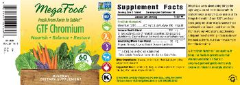 MegaFood GTF Chromium - mineral supplement