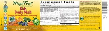 MegaFood Kids Daily Multi - unsweetened powder supplement