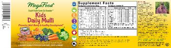 MegaFood Kids Daily Multi - unsweetened powder supplement