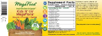 MegaFood Kids N? Us MegaFlora - 5 billion cfu probiotic supplement