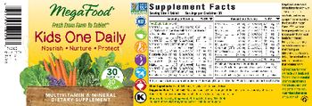 MegaFood Kids One Daily - multivitamin mineral supplement