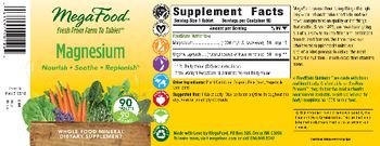 MegaFood Magnesium - whole food mineral supplement