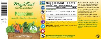 MegaFood Magnesium - mineral supplement