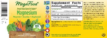 MegaFood Magnesium - mineral supplement