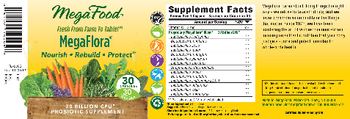 MegaFood MegaFlora - 20 billion cfu probiotic supplement