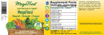 MegaFood MegaFlora - 20 billion cfu probiotic supplement