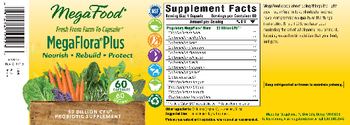 MegaFood MegaFlora Plus - 50 billion cfu probiotic supplement