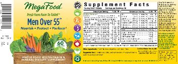 MegaFood Men Over 55 - whole food multivitamin mineral supplement