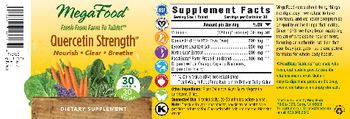 MegaFood Quercetin Strength - supplement