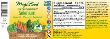 MegaFood Selenium - whole food mineral supplement