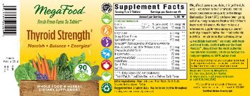 MegaFood Thyroid Strength - herbal supplement