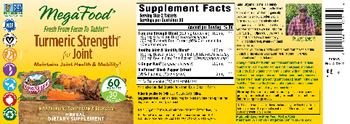 MegaFood Turmeric Strength For Joint - herbal supplement