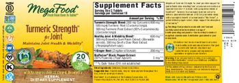 MegaFood Turmeric Strength for Joint - herbal supplement