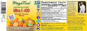 MegaFood Ultra C-400 - whole food antioxidant supplement