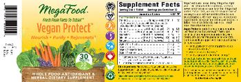 MegaFood Vegan Protect - whole food antioxidant herbal supplement