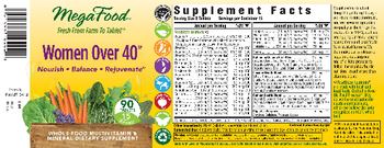 MegaFood Women Over 40 - whole food multivitamin mineral supplement