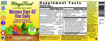 MegaFood Women Over 40 One Daily - multivitamin mineral supplement