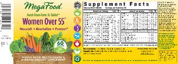 MegaFood Women Over 55 - whole food multivitamin mineral supplement