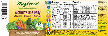 MegaFood Women?s One Daily - multivitamin mineral supplement