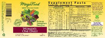 MegaFood Women?s One Daily - multivitamin mineral supplement